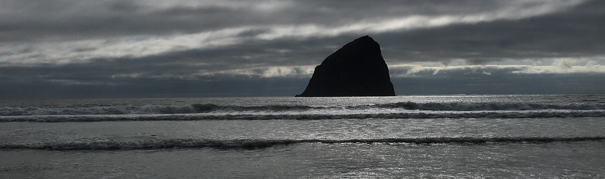 Dramatic coastal landscape